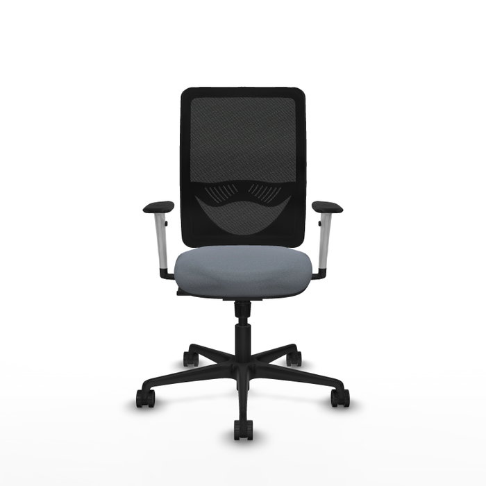 PIQUERAS Y CRESPO Silla de oficina Zulema con mecanismo Sincro, Gris y Negro PIQUERAS Y CRESPO Silla de oficina Zulema con mecanismo Sincro, Gris y Negro