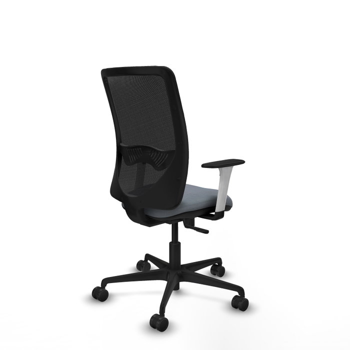 PIQUERAS Y CRESPO Silla de oficina Zulema con mecanismo Sincro, Gris y Negro PIQUERAS Y CRESPO Silla de oficina Zulema con mecanismo Sincro, Gris y Negro
