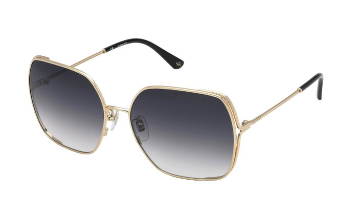 Nina Ricci SNR301-600300 Gafas de Sol Rosa con Cristal Gris Nina Ricci SNR301-600300 Gafas de Sol Rosa con Cristal Gris