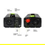 Green Cell KFZ Power Inversor para Coche 12V a 230V 500W/1000W con Pantalla LCD