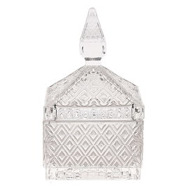 Home Deco Factory Bombonera con tapa Mirage 9x9 cm