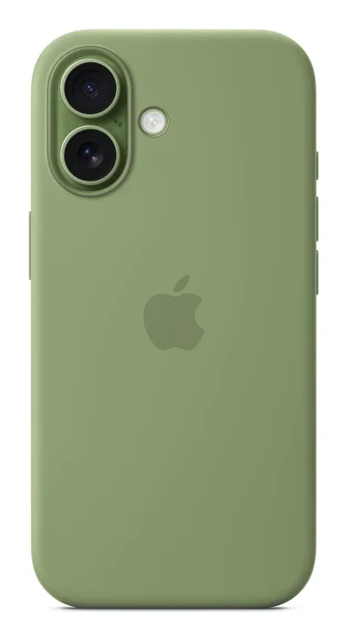 Apple iPhone 17 - Funda de silicona con MagSafe - Verde Light Moss Apple iPhone 17 - Funda de silicona con MagSafe - Verde Light Moss