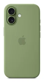 Apple iPhone 17 Funda de Silicona con MagSafe - Verde Light Moss - Protección contra Caídas y Rayones - Compatible con Carga Inalámbrica - Modelo MGEX4ZM/A