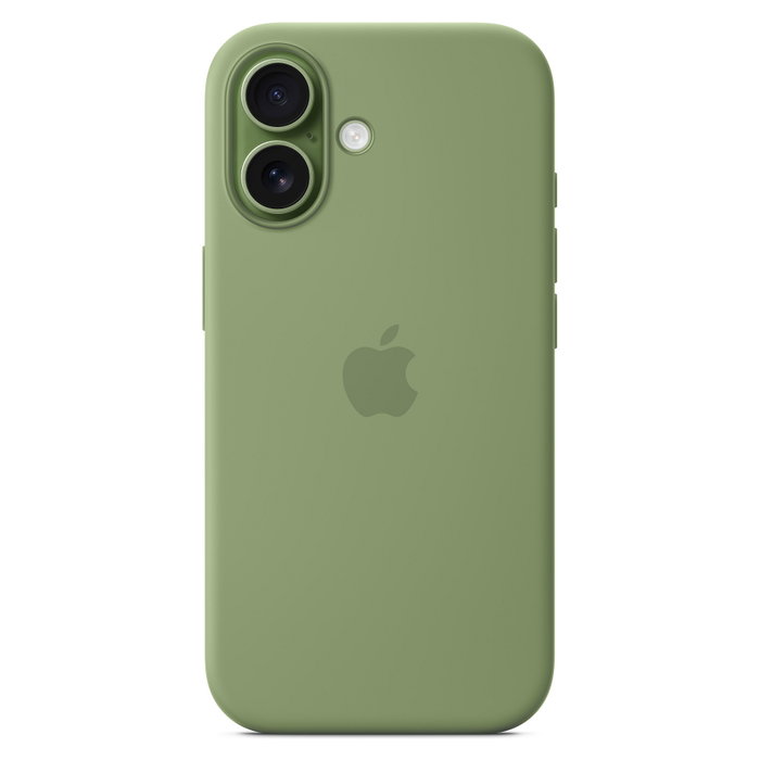 Apple iPhone 17 - Funda de silicona con MagSafe - Verde Light Moss Apple iPhone 17 - Funda de silicona con MagSafe - Verde Light Moss