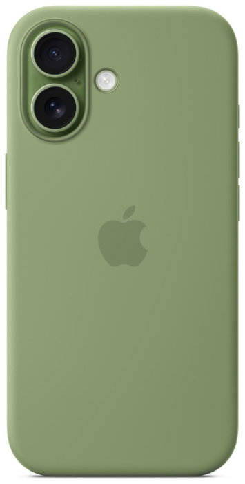 Apple iPhone 17 - Funda de silicona con MagSafe - Verde Light Moss Apple iPhone 17 - Funda de silicona con MagSafe - Verde Light Moss