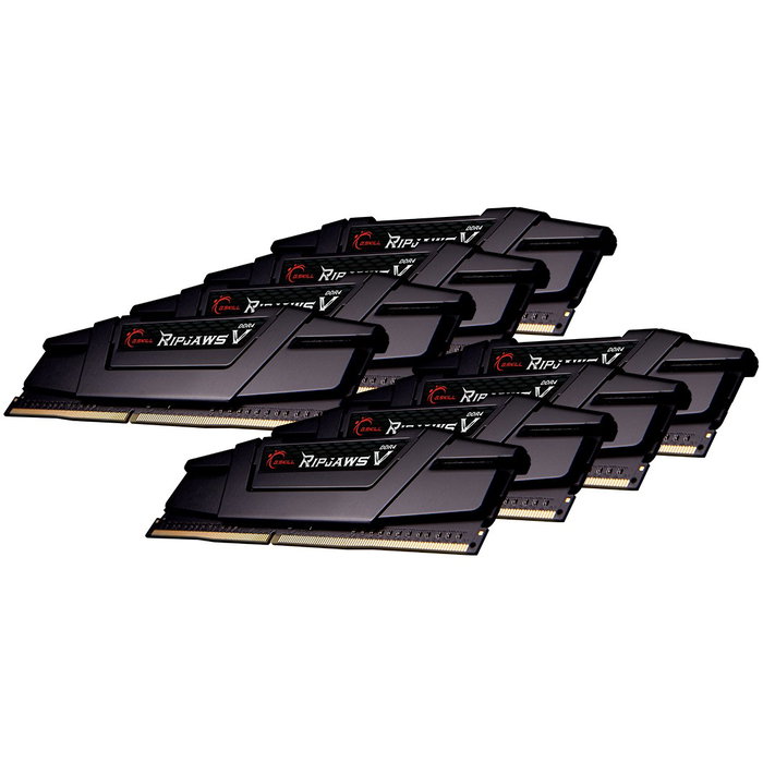 G.Skill F4-3600C18Q2-256GVK Kit de Memoria RAM Ripjaws V 256GB (8x32GB) DDR4 3600MHz CL18 para PC