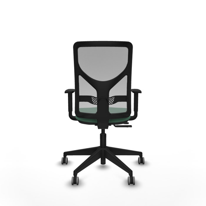 PIQUERAS Y CRESPO Silla de oficina Motilla con mecanismo Sincro/Traslack Verde esmeralda y Gris PIQUERAS Y CRESPO Silla de oficina Motilla con mecanismo Sincro/Traslack Verde esmeralda y Gris