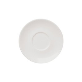 Viejo Valle Platillo Consul de Porcelana, Color Café, Diámetro 13 cm - Vajilla (Set de 12)