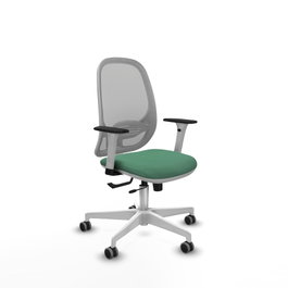 PIQUERAS Y CRESPO Silla de oficina Cilanco Verde esmeralda y Gris