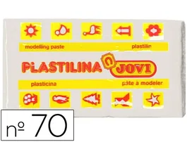 Jovi Plastilina 70 Blanca Unidad Pequeño +50g