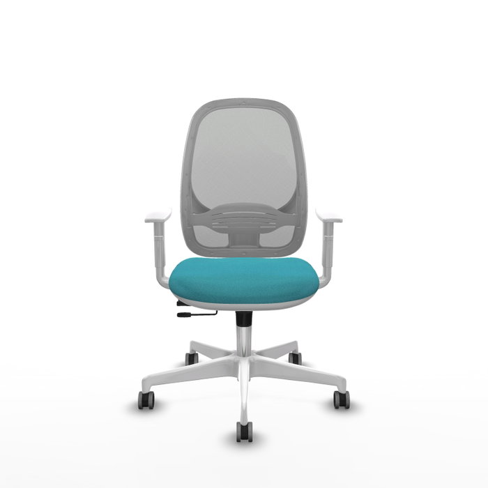 PIQUERAS Y CRESPO Silla de oficina Cilanco con mecanismo Sincro/Traslack, Turquesa y Gris PIQUERAS Y CRESPO Silla de oficina Cilanco con mecanismo Sincro/Traslack, Turquesa y Gris