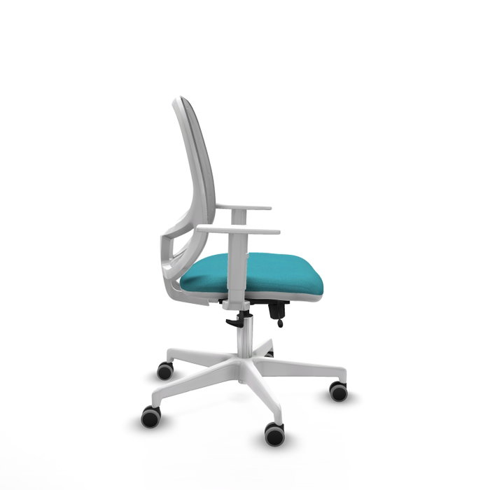 PIQUERAS Y CRESPO Silla de oficina Cilanco con mecanismo Sincro/Traslack, Turquesa y Gris PIQUERAS Y CRESPO Silla de oficina Cilanco con mecanismo Sincro/Traslack, Turquesa y Gris