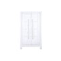 DKD Home Decor Armario Olmo Macizo Blanco