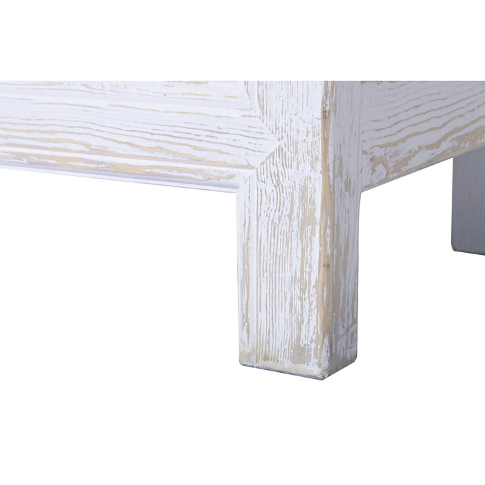 DKD Home Decor Armario Olmo Macizo Blanco