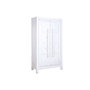 DKD Home Decor Armario Olmo Macizo Blanco