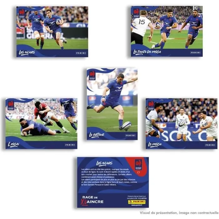 Panini PAN8051708004847 Caja 7 bolsitas Rugby EDF