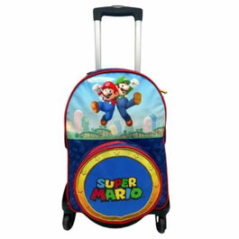 Toybags Mochila Primaria Doble Compartimento Adaptable Super Mario+ Carro Negro