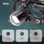 GSC Evolution Linterna de cabeza LED con zoom recargable USB 1000lm
