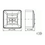 METZ CONNECT C6 8/8(8) AP Anschlussdose Cat.6 RJ-45 Blanco, BTR NETCOM 1307380002-I