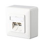 METZ CONNECT C6 8/8(8) AP Anschlussdose Cat.6 RJ-45 Blanco, BTR NETCOM 1307380002-I