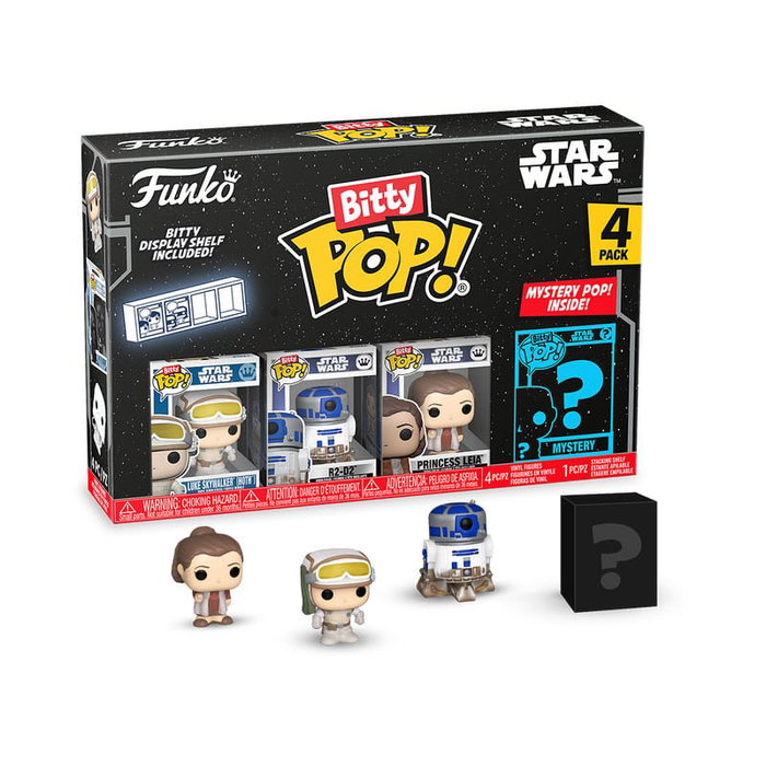 FUNKO Star Wars Bitty POP! Pack de 4 figuras Luke Skywalker FUNKO Star Wars Bitty POP! Pack de 4 figuras Luke Skywalker
