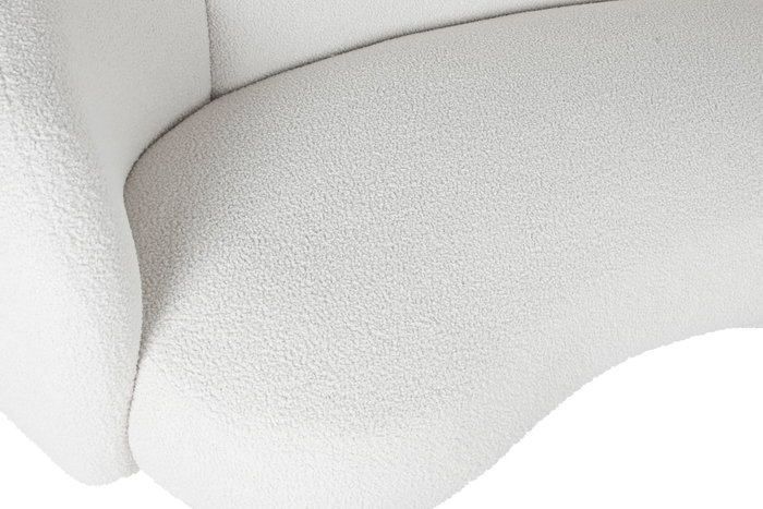 DKD Home Decor Sofá Moderno Blanco Poliéster 195 x 103 x 74 cm DKD Home Decor Sofá Moderno Blanco Poliéster 195 x 103 x 74 cm