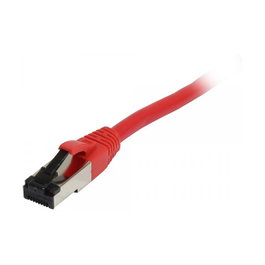 Synergy21 Cable de parcheo RJ45 CAT8.1 2000Mhz 3m Rojo S-STP TPE AWG26