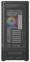 Modecom Volcano AQ400 ARGB Mid Tower Caja PC Negra, Ventiladores ARGB, Pantalla LCD 6.2"