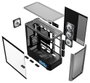 Modecom Volcano AQ400 ARGB Mid Tower Caja PC Negra, Ventiladores ARGB, Pantalla LCD 6.2"