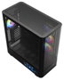 Modecom Volcano AQ400 ARGB Mid Tower Caja PC Negra, Ventiladores ARGB, Pantalla LCD 6.2"