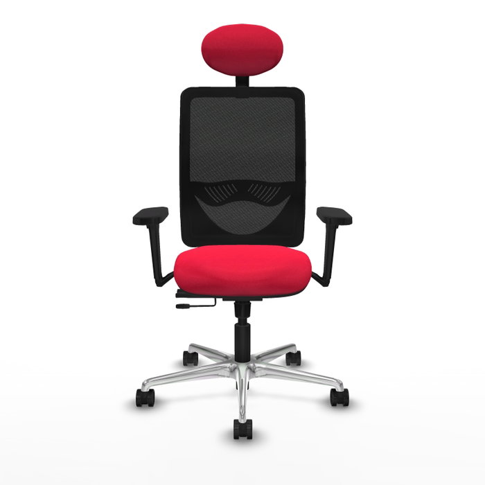 PIQUERAS Y CRESPO Silla de oficina Zulema con Mecanismo Sincro/Traslack Rojo y Negro PIQUERAS Y CRESPO Silla de oficina Zulema con Mecanismo Sincro/Traslack Rojo y Negro