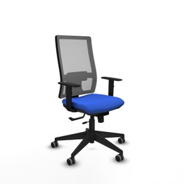 PIQUERAS Y CRESPO Silla de oficina Horna Sincro/Traslack Azul/Gris