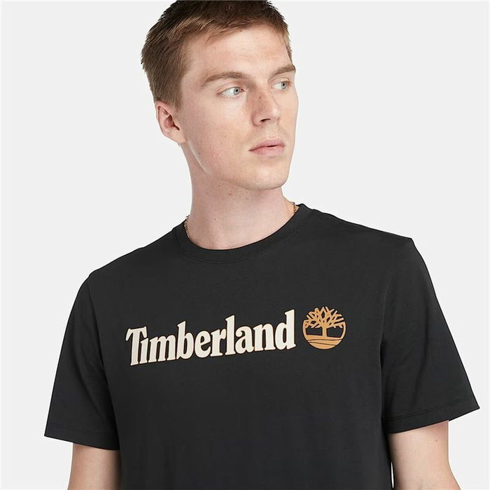 Camiseta de Manga Corta Hombre Timberland Kennebec River Negro Camiseta de Manga Corta Hombre Timberland Kennebec River Negro