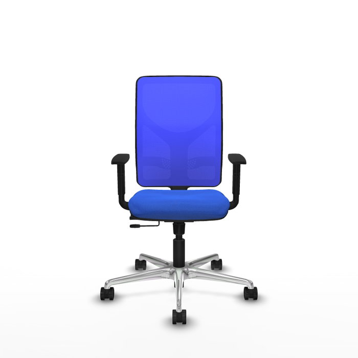PIQUERAS Y CRESPO Silla de oficina Motilla Azul con Mecanismo Sincro/Traslack