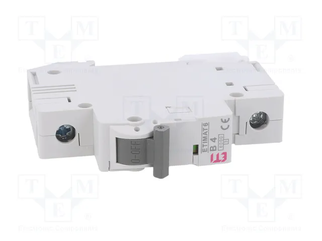 ETI POLAM Interruptor magnetotérmico ETIMAT 6 1P B 4A 6kA