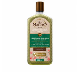 Tío Nacho Champú Herbolaria Milenaria Fortaleza y Nutrición anti-caída 330 ml