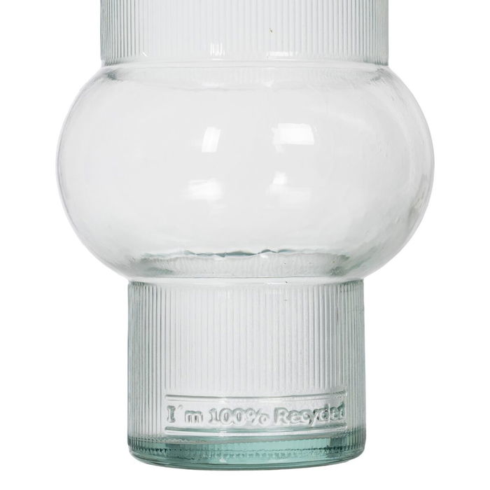 Florero vidrio reciclado 11 x 11 x 17 cm Florero vidrio reciclado 11 x 11 x 17 cm