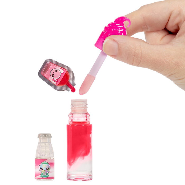 MGA Lipgloss Bianca Bubble Gum Yummiland 120711 - Labial con Esencia y Purpurina - Juguete de Maquillaje para Niñas +4 Años