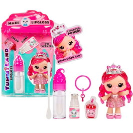 MGA Lipgloss Bianca Bubble Gum Yummiland 120711 - Labial con Esencia y Purpurina - Juguete de Maquillaje para Niñas +4 Años