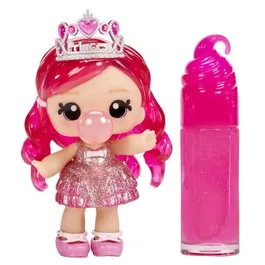 Yummiland Muñeca de 10 cm y Brillo de Labios con Purpurina Bianca Sabor Chicle para Crear - Juguete para +4 Años