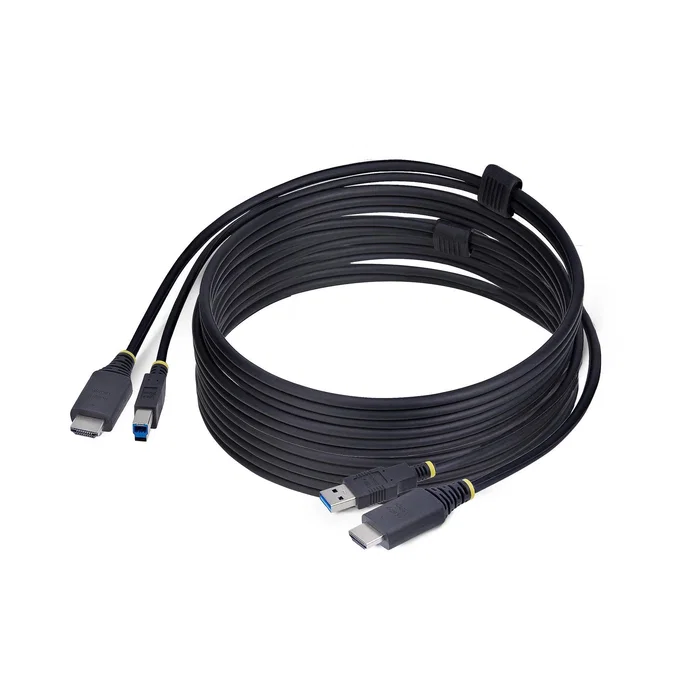 StarTech Cable KVM HDMI y USB 3.2 Gen 1, 4K 60Hz, 3,1 m, Negro