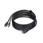 StarTech Cable KVM HDMI y USB 3.2 Gen 1, 4K 60Hz, 3,1 m, Negro