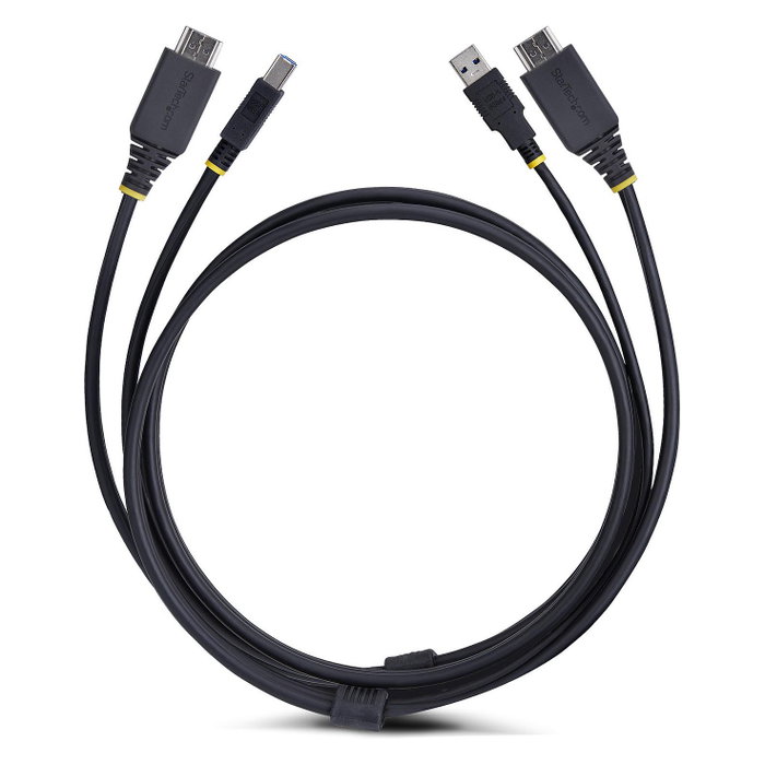 StarTech Cable KVM HDMI y USB 3.2 Gen 1 de 3,1 m, 4K 60Hz, Negro