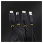 StarTech Cable KVM HDMI y USB 3.2 Gen 1 de 3,1 m, 4K 60Hz, Negro