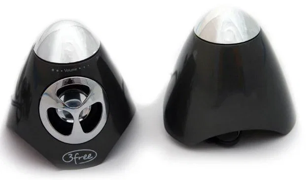 3free Altavoces 2.0 mini 3F-SPK100W Negro 3free Altavoces 2.0 mini 3F-SPK100W Negro
