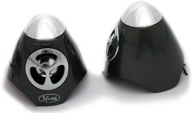 3free Altavoces 2.0 mini 3F-SPK100W Negro 3free Altavoces 2.0 mini 3F-SPK100W Negro