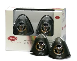 3free Altavoces 2.0 mini 3F-SPK100W Negro
