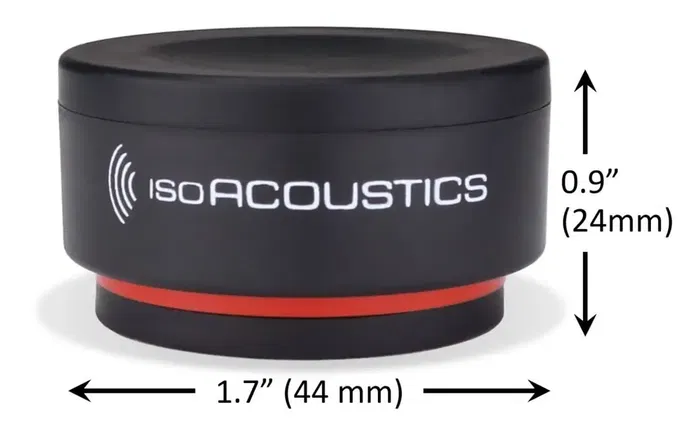 IsoAcoustics Iso-Puck Mini (8 Unidades) Soporte Aislante para Altavoces