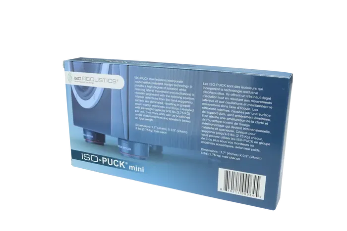 IsoAcoustics Iso-Puck Mini (8 Unidades) Soporte Aislante para Altavoces