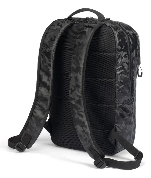 Dicota D32126 Mochila Informal de 16 Litros en Camuflaje para Portátil de hasta 16", Poliéster, Resistente al Agua, 600D, Cremallera